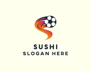 Soccer Sports League logo design