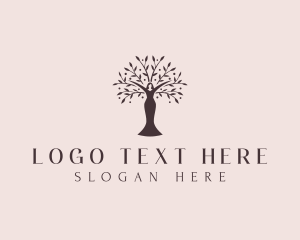 Feminine - Female Wellness Tree logo design