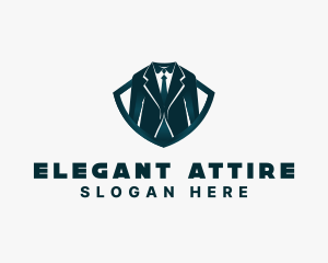 Suit - Suit Tie Formal Clothing logo design
