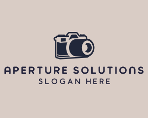 Aperture - Camera Lens Studio logo design