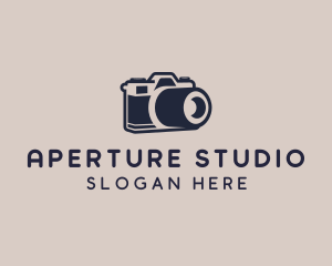 Aperture - Camera Lens Studio logo design