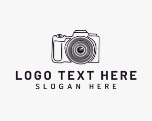 Photograph - Camera Photo Studio logo design