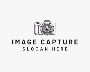 Capture - Camera Photo Studio logo design