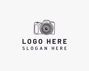 Photgraphy - Camera Photo Studio logo design