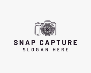 Capture - Camera Photo Studio logo design