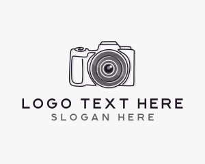 Lens - Camera Photo Studio logo design