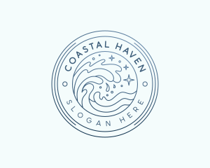 Summer Beach Resort logo design