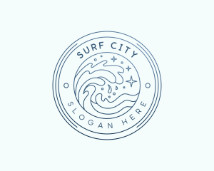 Summer Beach Resort logo design