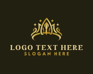 Exclusive - Luxury Tiara Crown logo design