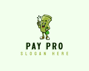 Salary - Dollar Money Bill logo design