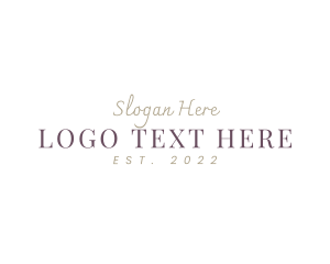Design - Deluxe Fashion Wordmark logo design