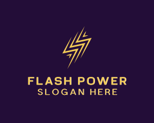 Lightning - Arrow Lightning Power logo design