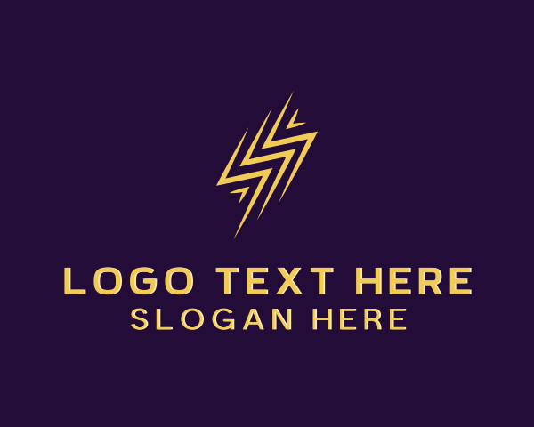 Power - Arrow Lightning Power logo design