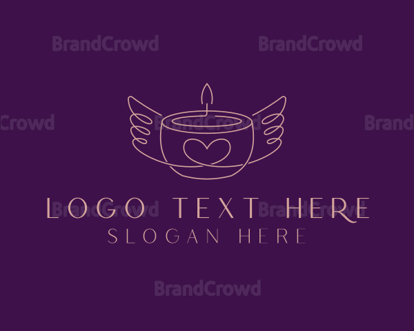 Decor Candle Wings Logo