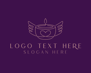 Souvenir - Decor Candle Wings logo design