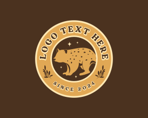 Thylacine - Quoll Marsupial Animal logo design