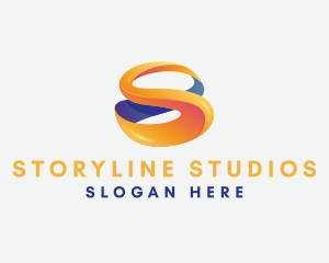 Stylish Studio Letter S logo design