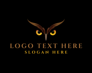 Avian - Night Owl Eyes logo design