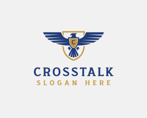 Aviation - Military Shield Eagle logo design