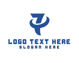 Loop - Generic Swoosh Number 7 logo design