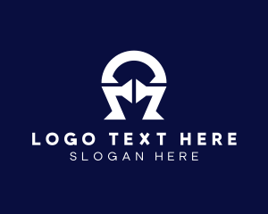 Mobile App - Architect Construction Letter A logo design