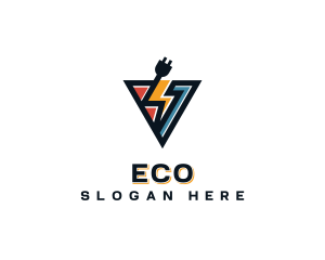 Electrical Plug Lightning Logo