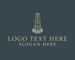 Highrise - Elegant Corporate Skyscraper logo design