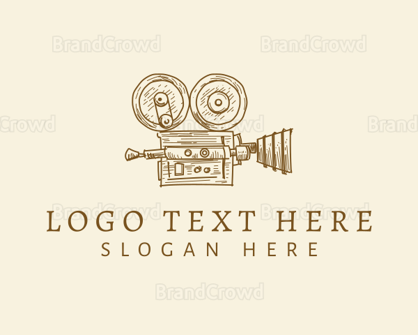 Film Camera Handdrawn Logo