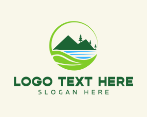 Lagoon - Nature Mountain Park logo design