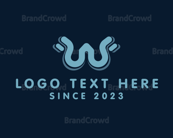 Creative Marketing Letter W Logo