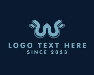 Digital Marketing - Creative Marketing Letter W logo design