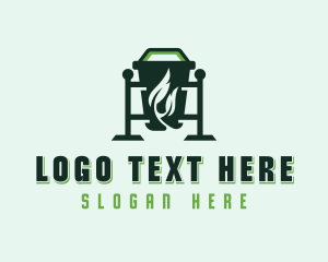 Trash Collection - Garbage Waste Disposal logo design