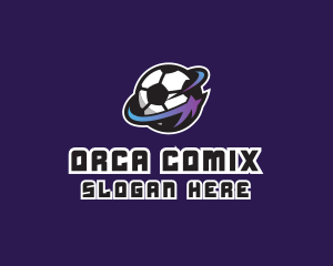 League - Soccer Ball Star logo design
