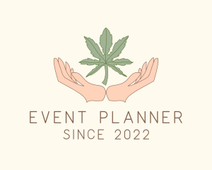Produce - Marijuana Farmer Hand logo design