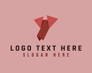 Paper Fold Origami Letter Y logo design