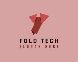 Fold - Paper Fold Origami Letter Y logo design