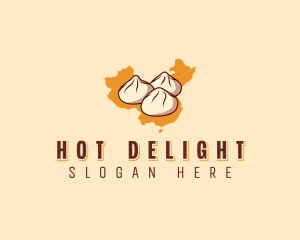 Chinese Dumplings Food logo design