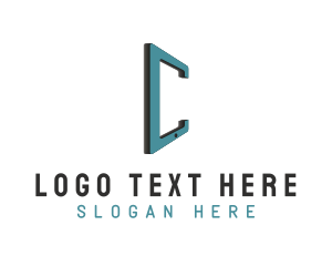 Text - Gadget Device Letter C logo design
