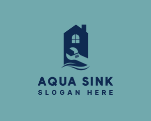 Sink - House Plumbing Repair logo design