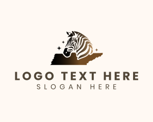 State Animal - Tennessee Zebra Animal logo design