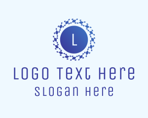 Pixel - Pixel Swirl Tech logo design