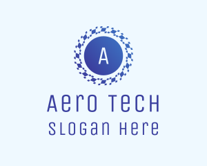 Pixel Swirl Tech logo design