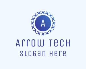 Pixel Swirl Tech logo design