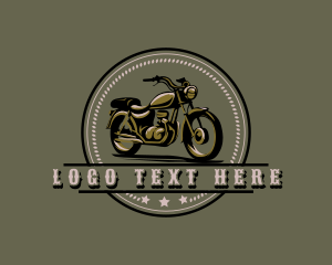 Vintage - Motorcycle Racing Bike logo design