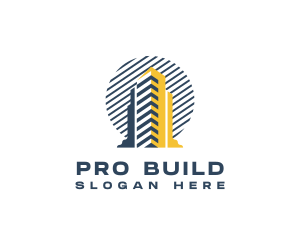 Condominium Building City logo design