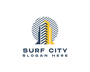 Condominium Building City logo design