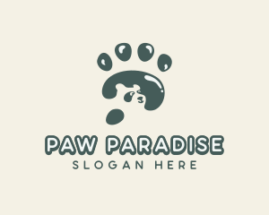 Panda Paw Veterinary logo design