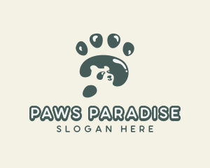 Panda Paw Veterinary logo design