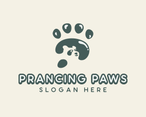 Panda Paw Veterinary logo design