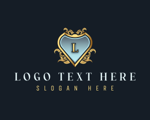 Elegant Crest Ornament logo design